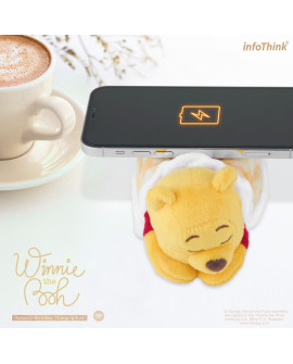 infoThink Winnie the Pooh Series Warming Table Wireless Charging Stand