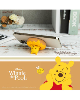 infoThink Winnie The Pooh series Magnetic Wireless Charger