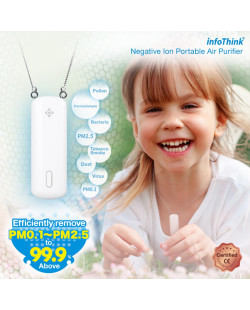 infoThink Portable Necklace Negative Ion Air Purifier