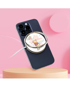 infoThink Winnie the Pooh Series Magnetic Charging Stand (Sakura Type)