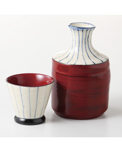 cierto Lacquerware Sokichi Juso Nerai Sake Cup 2 Sets