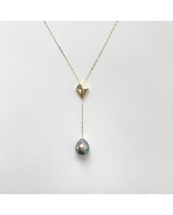 Pearls/Moon Stone Gold Chain