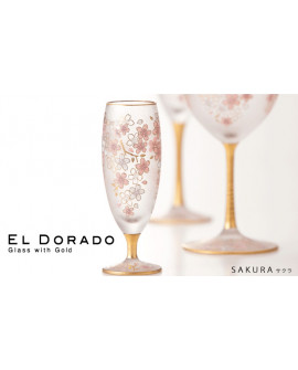 EL DORADO Sakura beer glass 12 pcs