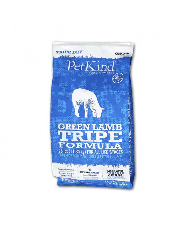 Petkind Tripe Dry Green Lamb Tripe Formula