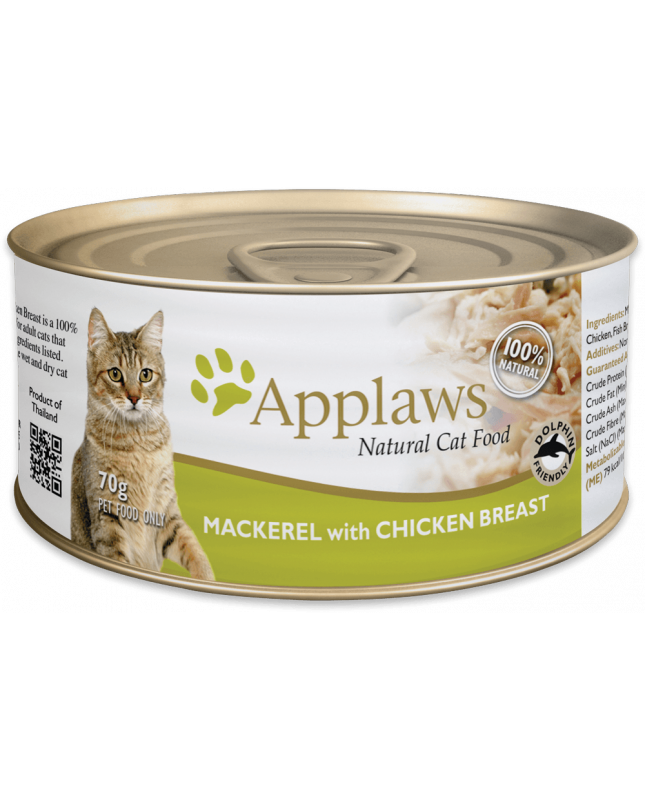 Applaws Mackerel with Chicken Breast 24 pcs
