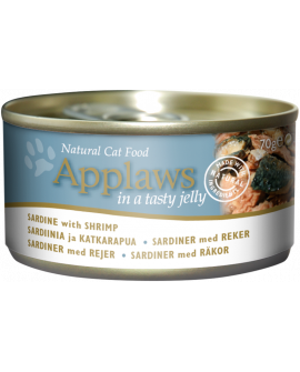 Applaws 啫喱系列 沙甸魚及蝦 24罐