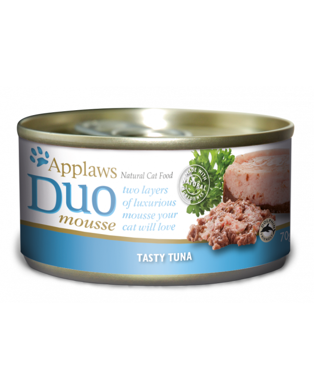 Applaws Duo Mousse  Wholemeat with Tuna 24 pcs