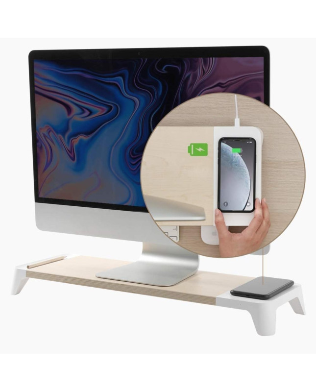 POUT EYES 6 10W Fast Wireless Charging Computer Stand