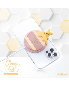 infoThink Winnie the Pooh Series Magnetic Wireless Charging Disk