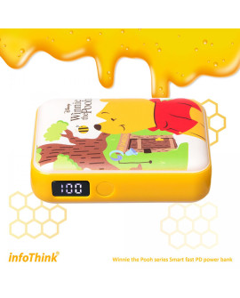 infoThink Winnie the Pooh series intelligent fast charging power bank