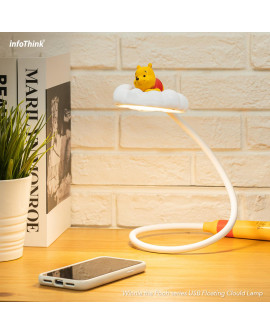 infoThink 小熊維尼系列 USB 充電 LED 飄飄雲燈